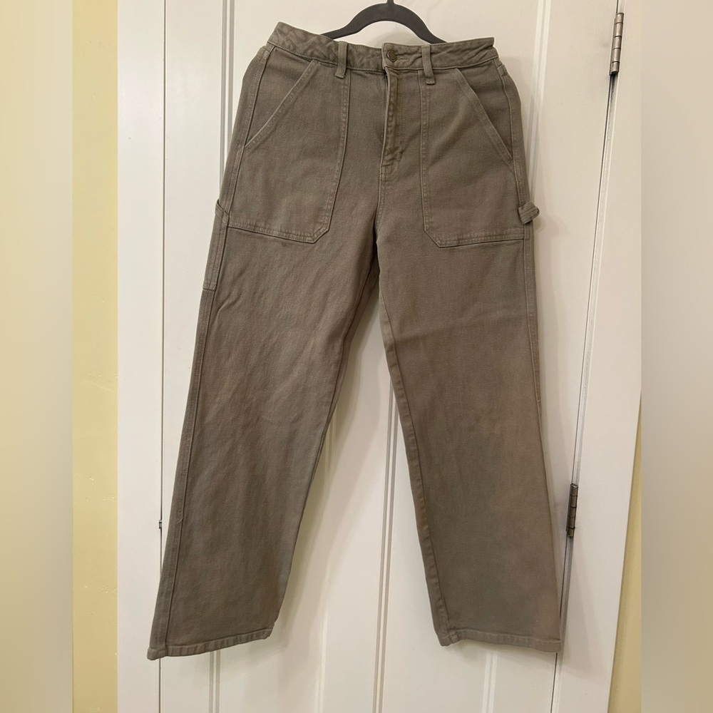 Women's Wide Leg Pants - Olive